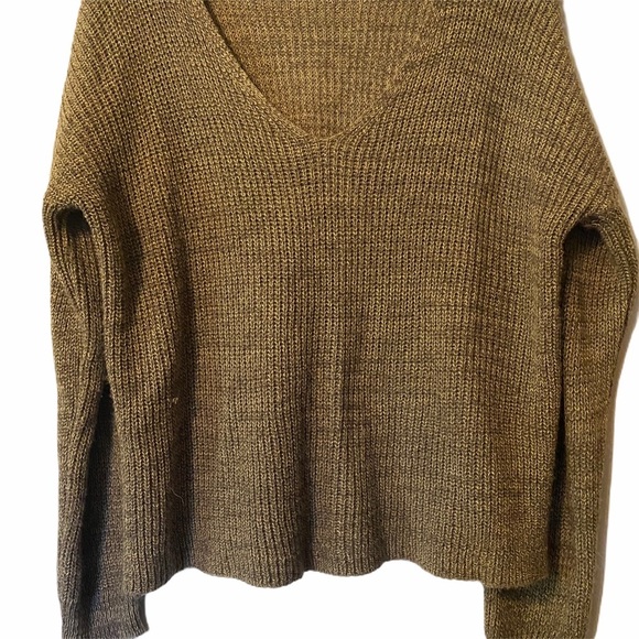 Don’t Ask Why Made in Italy Tan Acrylic‎ Sweater OSFM - Picture 3 of 11